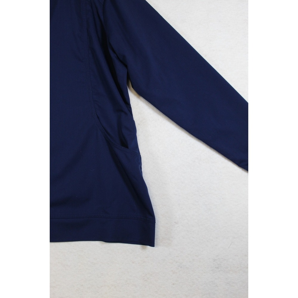 Healing Hands Purple Label Scrub Jacket Womens Large Navy Blue Full Zip Medical - Picture 3 of 9
